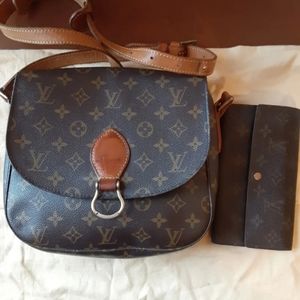 Authentic Louis Vuitton Saint Cloud GM Monogram Purse